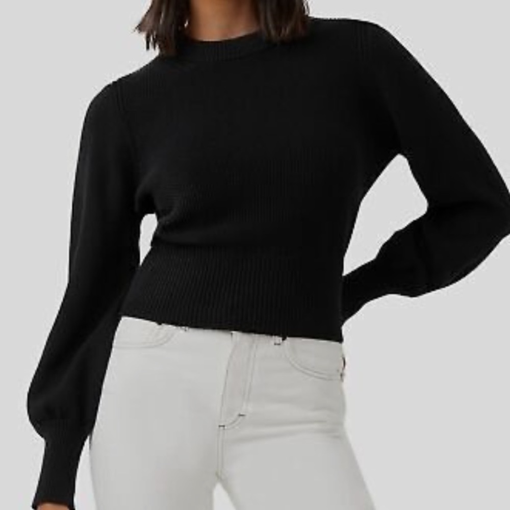 French Connection black crew neck sweater